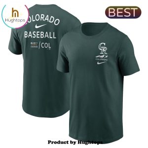 Premium Colorado Rockies Green Baseball Team Shirt