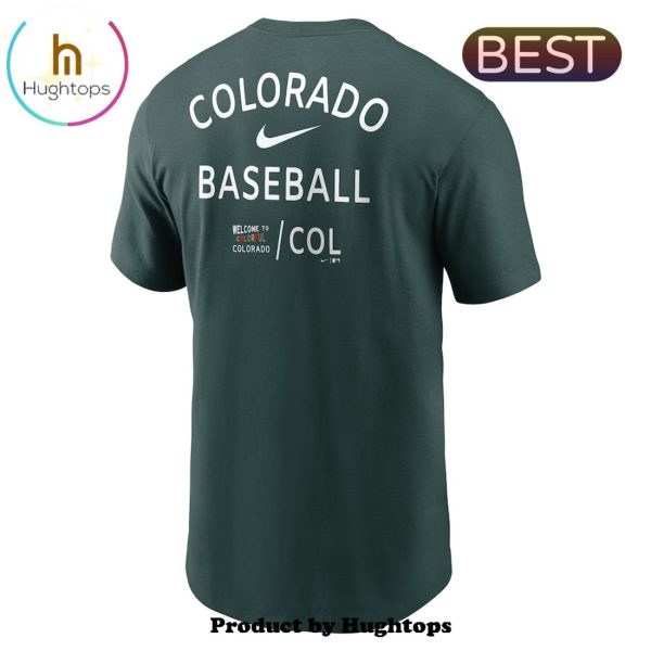 Premium Colorado Rockies Green Baseball Team Shirt