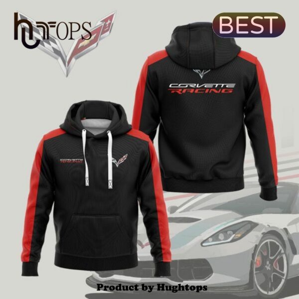 Premium Corvette Racing High Quality Printed Black Hoodie