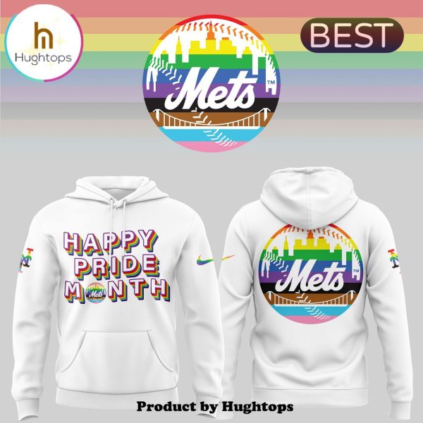 Premium New York Mets Happy Pride Month White Hoodie