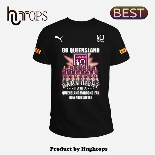 Queensland Maroons-State Of Origin Champion Premium Black Shirt