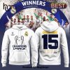 Real Madrid – UCL Champions 15 White Hoodie, Jogger, Cap