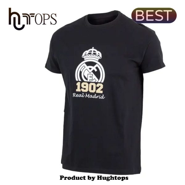 Real Madrid Crest 1902 Shirt – Black