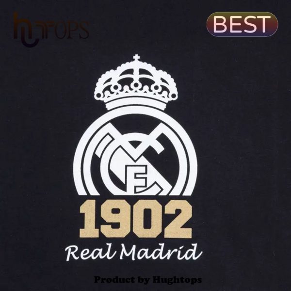 Real Madrid Crest 1902 Shirt – Black