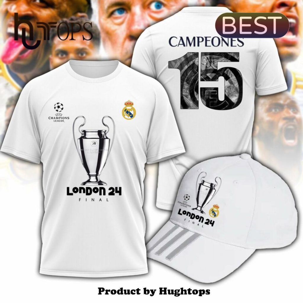 Real Madrid Special Edition For The 15th C1 Cup T-Shirt, Cap