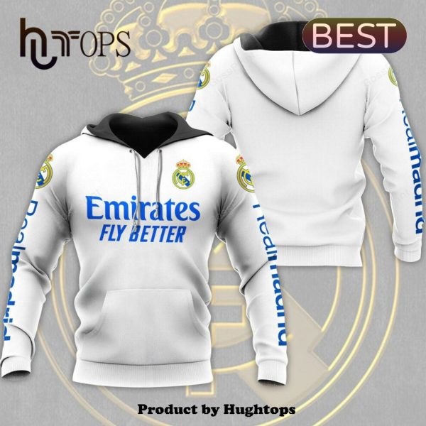 Real Madrid Special Sports Gifts White Hoodie