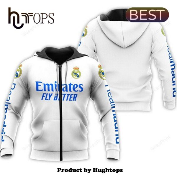 Real Madrid Special Sports Gifts White Hoodie