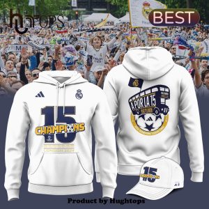 Real Madrid – UCL Champions 15 White Hoodie