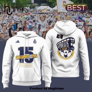 Real Madrid – UCL Champions 15 White Hoodie, Jogger, Cap