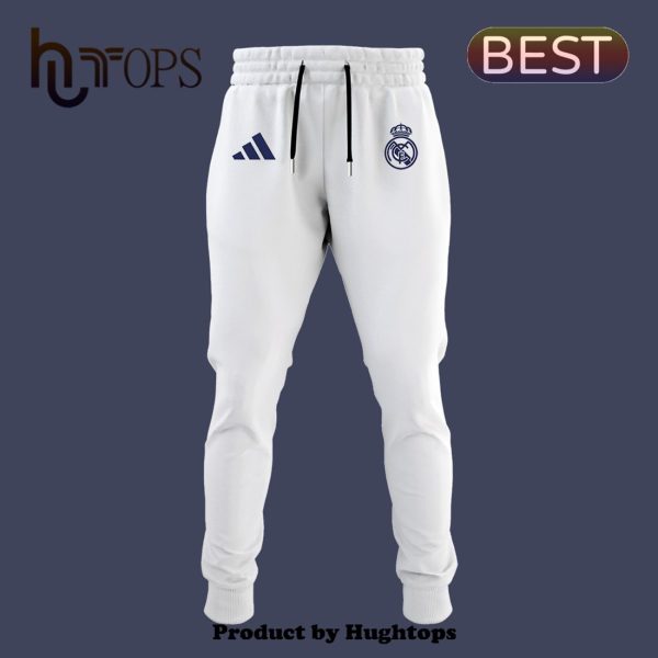 Real Madrid – UCL Champions 15 White Hoodie, Jogger, Cap