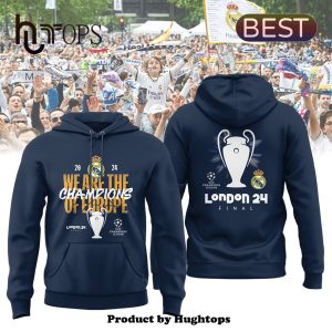 Real Madrid – UCL Champions Of Europe Navy Hoodie, Jogger, Cap