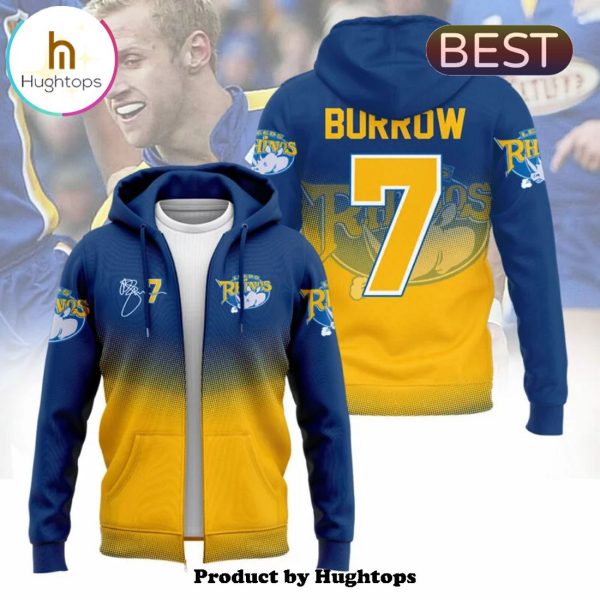 Rob Burrow Leeds Rhinos Signatures 3D Printed Hoodie