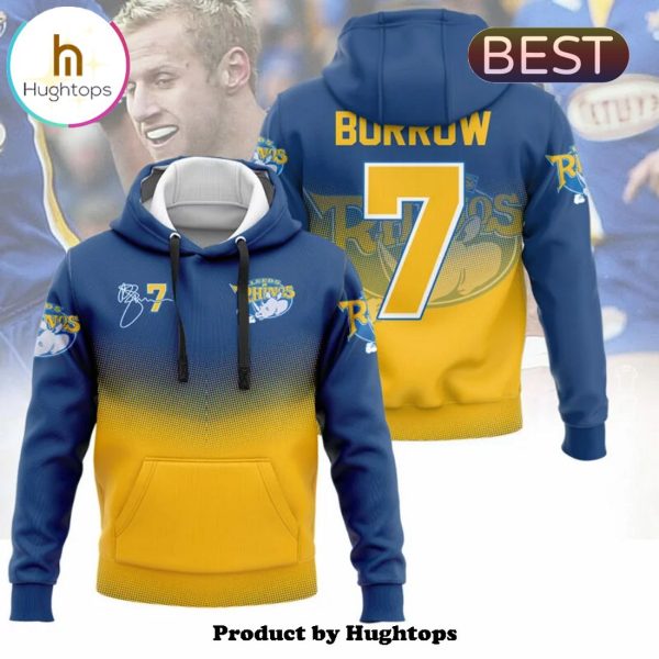 Rob Burrow Leeds Rhinos Signatures 3D Printed Hoodie