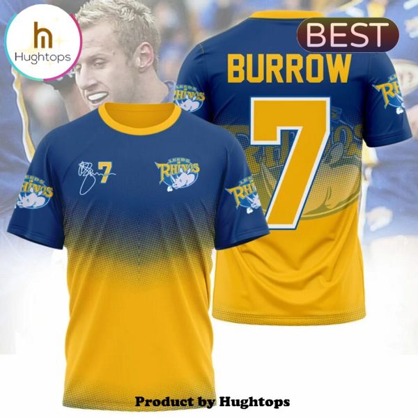 Rob Burrow Leeds Rhinos Signatures 3D Printed Hoodie