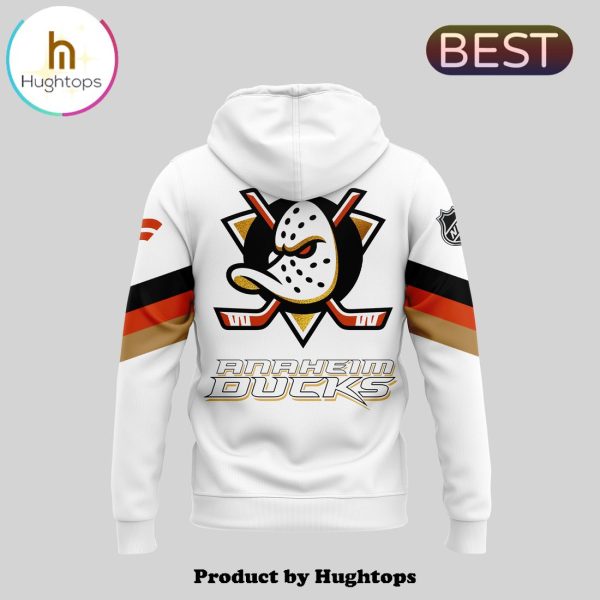 Special 2024 Anaheim Ducks Orange Country White Hoodie, Jogger, Cap