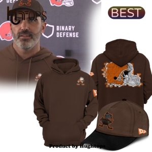 Special 2024 Cleveland Browns Sports Fans Brown Hoodie, Cap