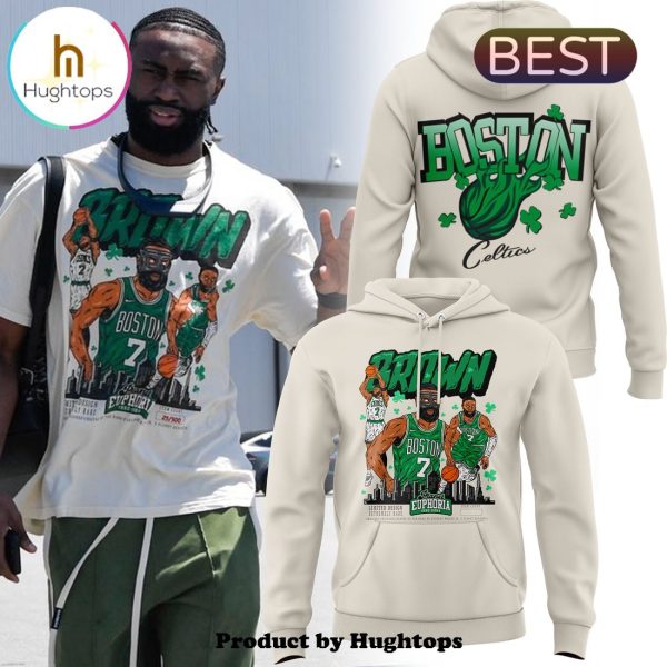 Special 2024 New Jaylen Brown Cream Hoodie, Jogger, Cap