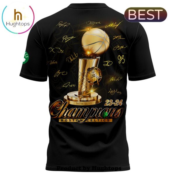 Special Boston Celtics 18-Time Finals Champions Black Shirt