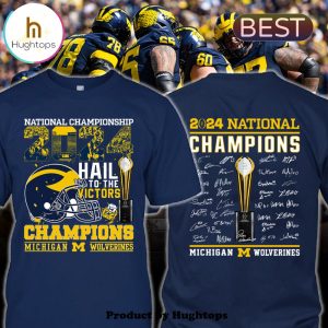 Special Michigan Wolverines Football National Championship Signatures Shirt