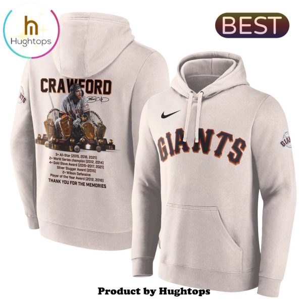 Special San Francisco Giants Cream Brandon Crawford Hoodie