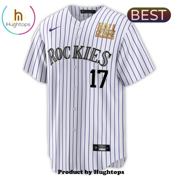 Special Todd Helton White Colorado Rockies Baseball Jersey