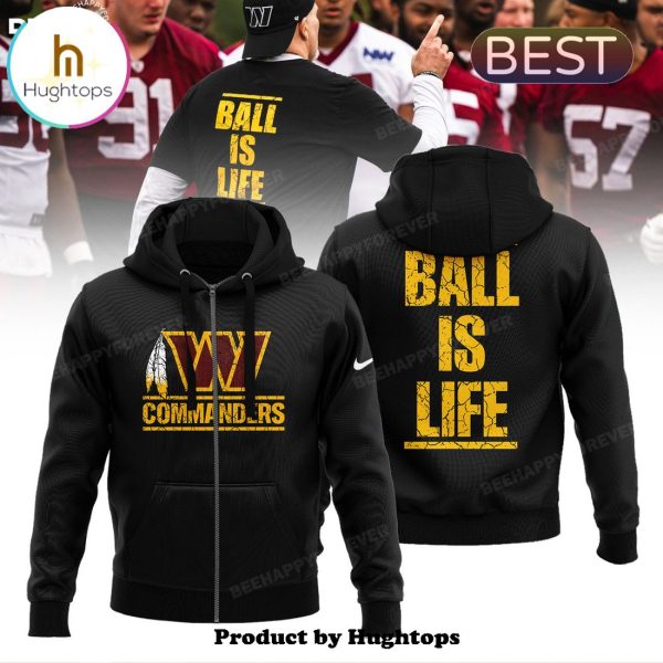 Special Washington Commanders Ball For Life Black Hoodie