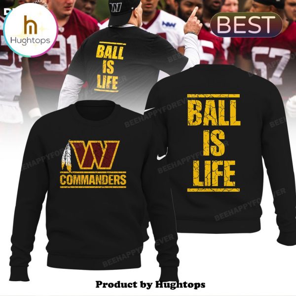 Special Washington Commanders Ball For Life Black Hoodie