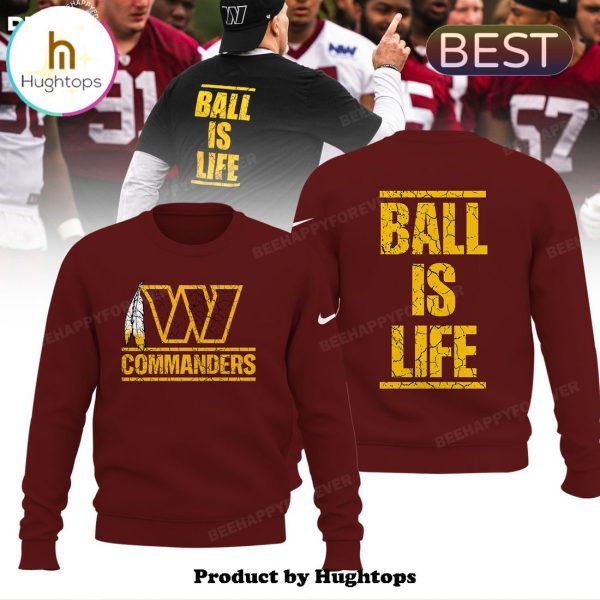 Special Washington Commanders Ball For Life Red Hoodie