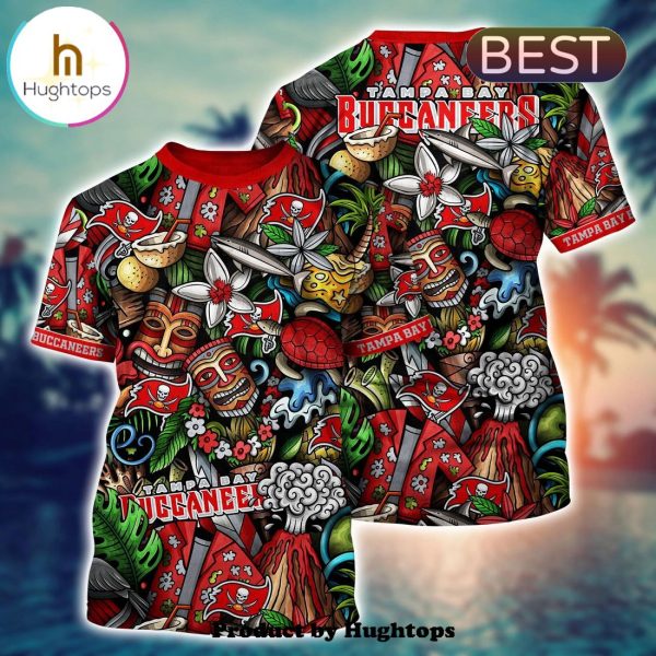 Tampa Bay Buccaneers Flower Hawaii Shirt For Fans, Summer Football Shirts