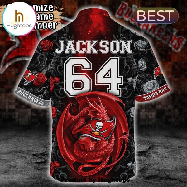 Tampa Bay Buccaneers Rose Dragon Hawaii Shirt For Sports Enthusiasts