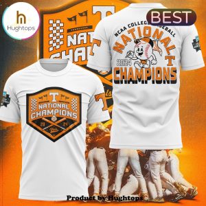 Tennessee Baseball Champion 2024 NCAA Division White Shirt