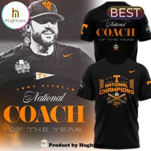 Tennessee Baseball Tony Vitello National Coach Of The Years T-Shirt, Cap