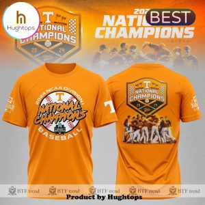 Tennessee Volunteers Baseball College World Series Yellow Champions Shirt