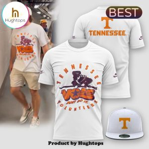 Tennessee Volunteers Baseball New White T-Shirt, Cap