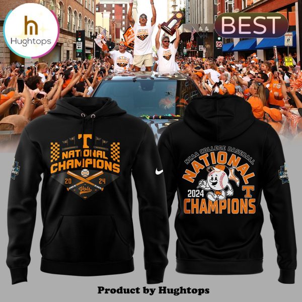 Tennessee Volunteers NCAA Baseball Champion Black Hoodie, Jogger, Cap