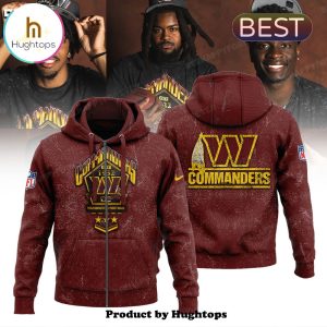 The Wild Collective Black Washington Commanders Band Red Hoodie