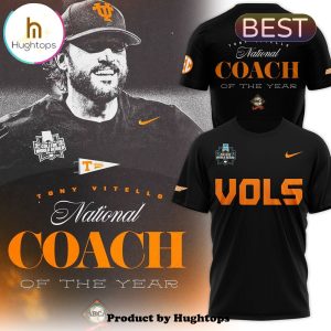 Tony Vitello National Coach Of The Years Tennessee Black T-Shirt, Cap