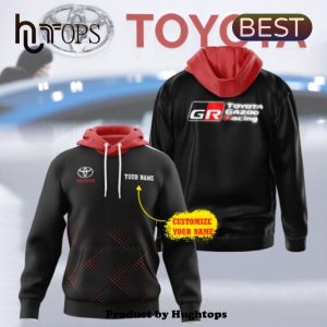 Toyota Gazoo Racing High Quality Printed Black Hoodie