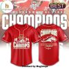 UFL Birmingham Stallions Red 2024 Champions Baseball Jersey