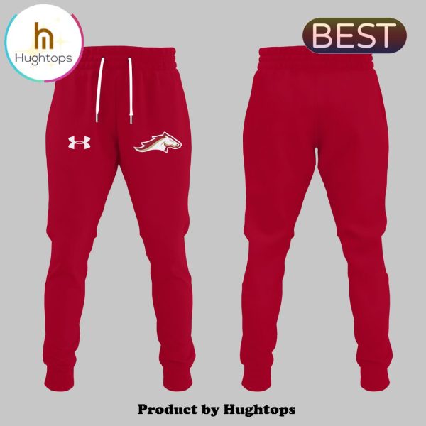 UFL Champions Birmingham Stallions Special Red Hoodie, Jogger, Cap