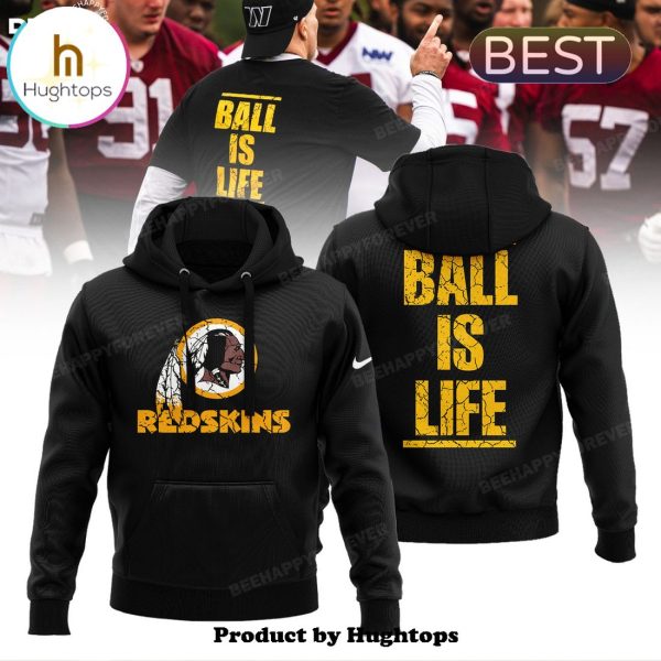 Washington Commanders Ball For Life Black Hoodie