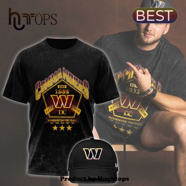 Washington Commanders Limited Edition T-Shirt, Cap