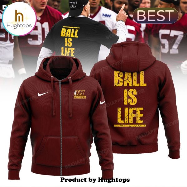 Washington Commanders Premium Ball For Life Red Hoodie