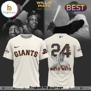 Willie Mays White Forever San Francisco Giants Shirt