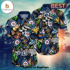 Winnipeg Jets Flower Hawaii Shirt For Fans, Summer Football Shirts