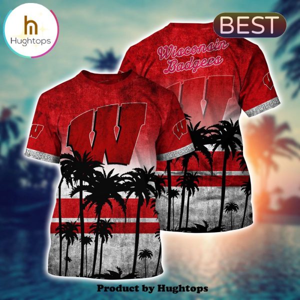 Wisconsin Badgers Hawaii Shirt Short Style Hot Trending Summer