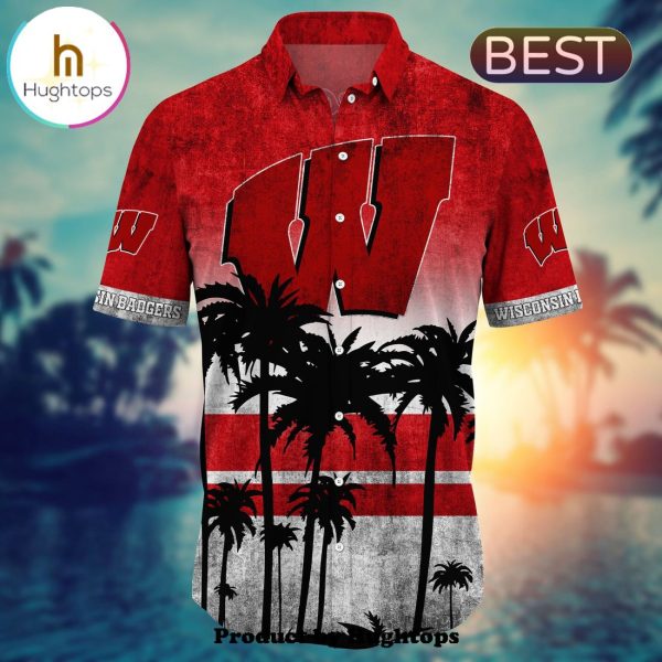 Wisconsin Badgers Hawaii Shirt Short Style Hot Trending Summer