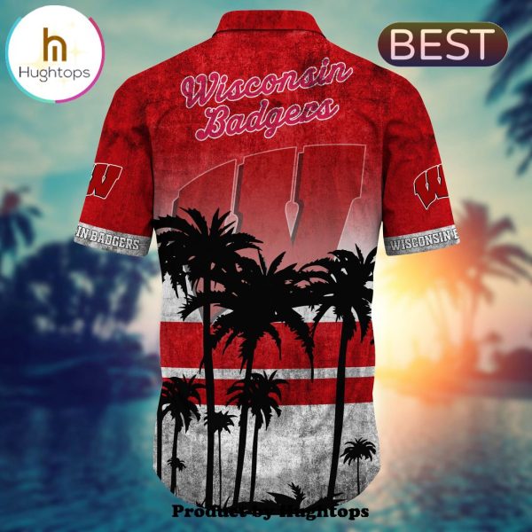 Wisconsin Badgers Hawaii Shirt Short Style Hot Trending Summer