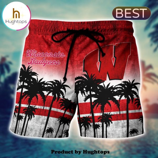 Wisconsin Badgers Hawaii Shirt Short Style Hot Trending Summer