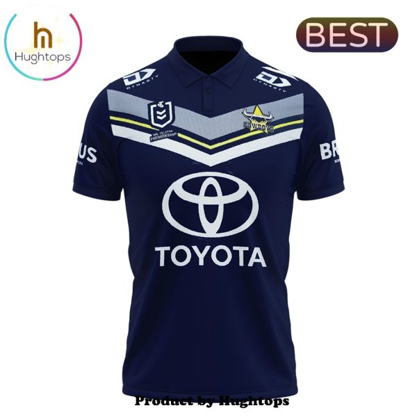 024 NRL North Queensland Cowboys Toyota Navy Polo Shirt